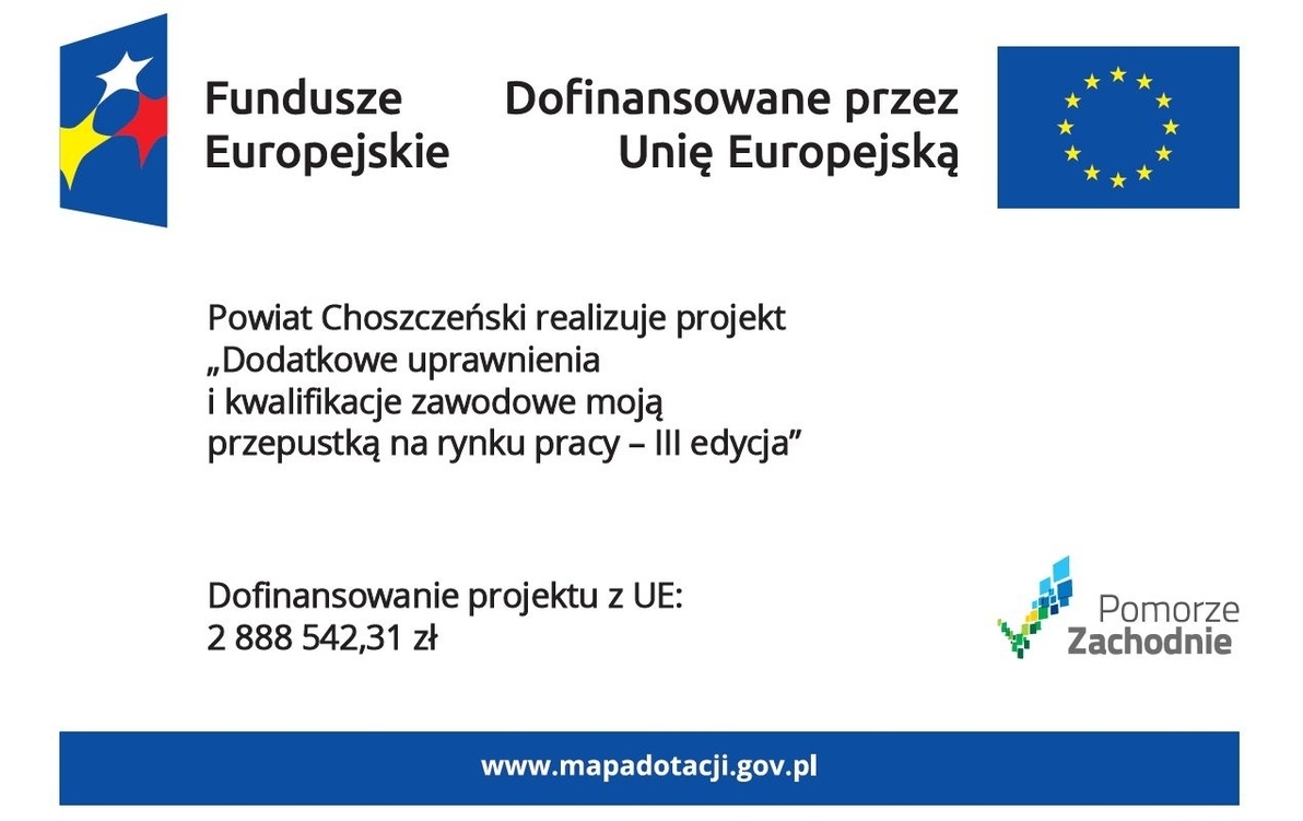 Zdjęcie do Dodatkowe uprawnienia i kwalifikacje zawodowe moją przepustką na rynku pracy - III edycja