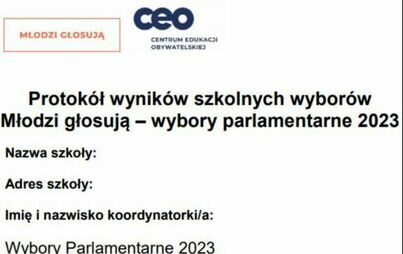 Zdjęcie do Symulacja wybor&oacute;w parlamentarnych