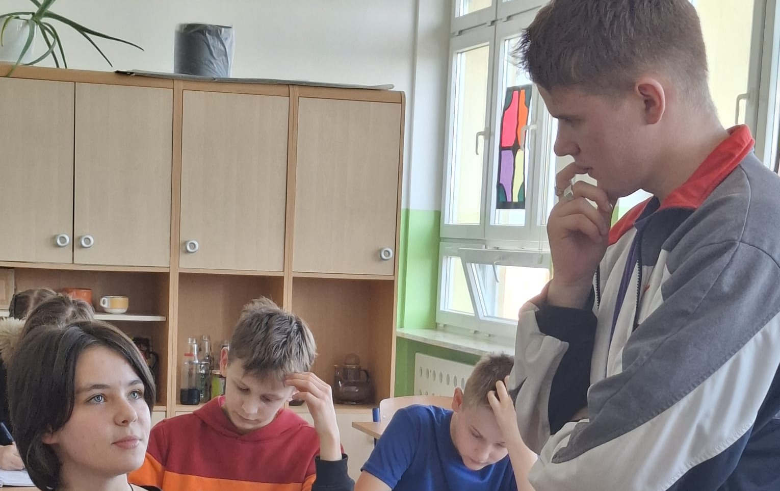 Zdjęcie do Kamil Pomostowski w SP3 w Choszcznie